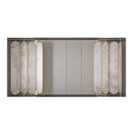 Decorative wall shirma